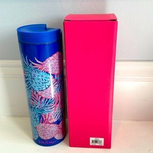 NWT Lilly Pulitzer “Gypset” Travel Mug 🍍